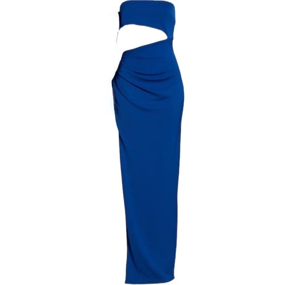 NWT Katie May Electric blue gown